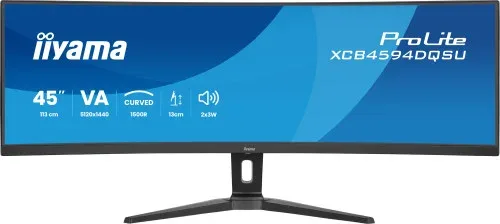 Monitor Iiyama Pantalla Curva para Pc 113 Cm (45") 5120 X 1440 Pixeles Dual QHD LED Panel Va USB-C HDMI DisplayPort