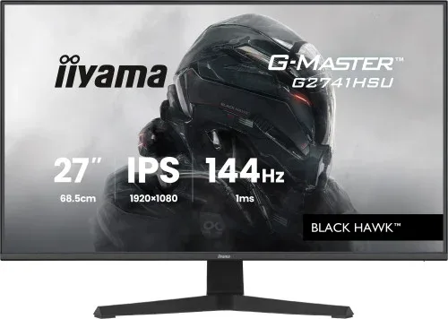 Monitor Iiyama 27 Pulgadas Resolucion Full HD (1920X1080), Panel IPS, 1 Ms (Mprt), 75 Hz, Brillo 250, Contraste 1000:1, HDMI, DisplayPort, USB Hub, Altavoces, Flicker-Free, Low Blue Light, Free Sync, Modos de Juego Predefinidos y Personalizados
