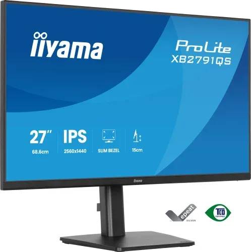 Monitor Iiyama 27" IPS, 4-Side Slim Bezel  2560X1440 75Hz