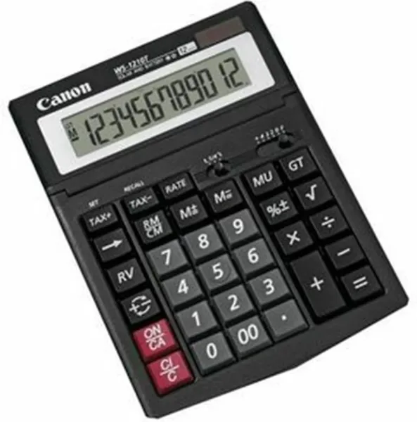 Calculadora canon sobremesa ws - 1210t hb 12 digitos