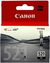 Cartucho tinta canon cli 521bk negro 9ml pixma 3600 -  4600 -  4700 -  mp540 -  550 -  560 -  620 -  630 -  640 -  980 -  mx860 -  870
