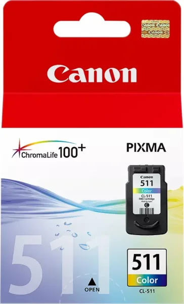 Cartucho de Tinta Original Canon CL-511/ Tricolor