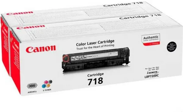 TONER BLACK CANON MF724/728/729CX/LBP7210/7660/7680 (PACK 2 UND)