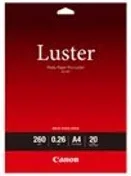 Papel fotografico canon pro luster lu - 101 a4 210 x 297mm