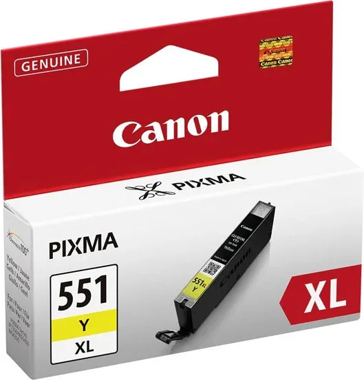 Cartucho de Tinta Original Canon CLI-551Y XL Alta Capacidad/ Amarillo