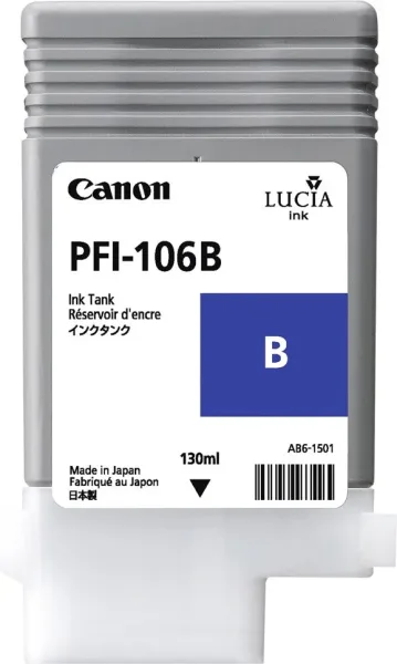 Cartucho canon pfi - 106b azul ipf6300 -  ipf6350 -  ipf6400 -  ipf6450