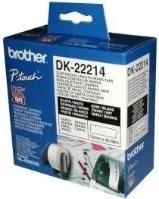 Etiquetas cinta continua brother blanca dk22214 12mm ql - 500a ql - 500bw ql - 560 ql - 570 ql - 580n ql - 1050 ql - 1060n