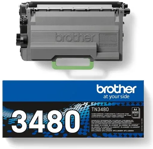 Brother Tóner TN3480 Negro