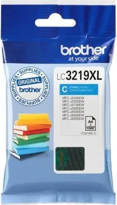 Cartucho de Tinta Original Brother LC-3219C XL Alta Capacidad/ Cian
