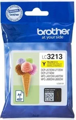 Cartucho de Tinta Original Brother LC-3213Y/ Amarillo