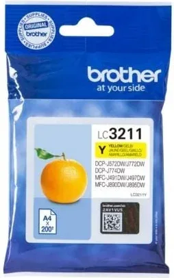Cartucho de Tinta Original Brother LC-3211Y/ Amarillo