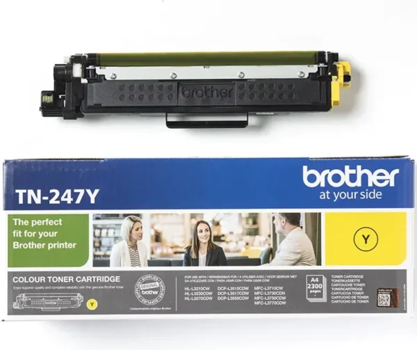 Toner brother tn247y amarillo 2300 páginas