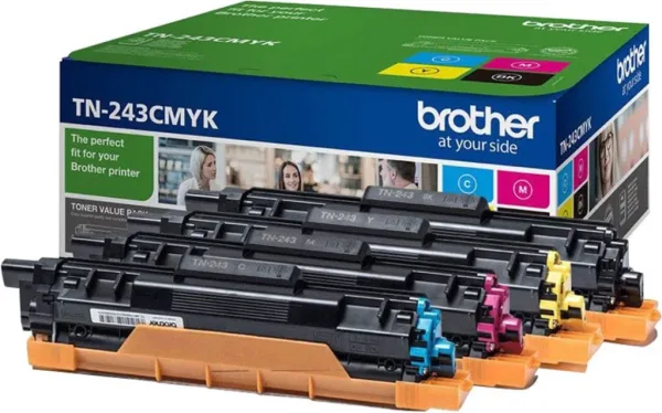 Toner brother tn243cmyk negro - cián - magenta - amarillo 1000 páginas