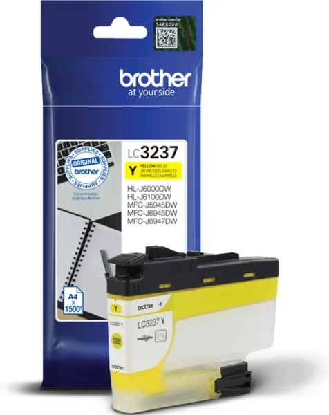 Cartucho tinta brother lc3237y amarillo 1500 páginas
