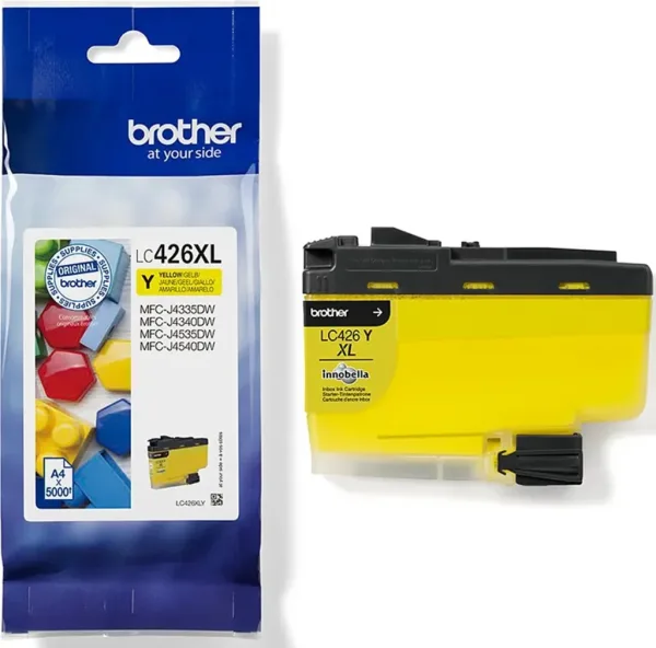 Cartucho de Tinta Original Brother LC-426 XL Alta Capacidad/ Amarillo