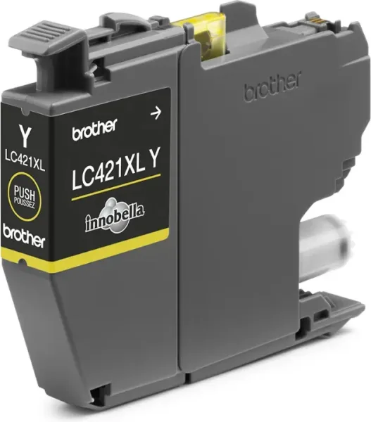 Cartucho de Tinta Original Brother LC421XL Alta Capacidad/ Amarillo