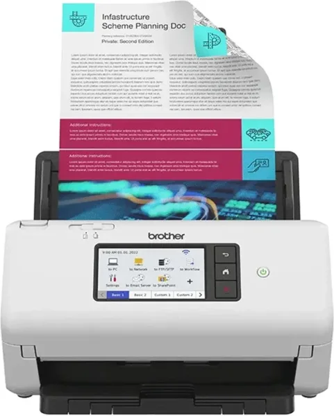 Brother Escaner Ads-4700 Blanco
