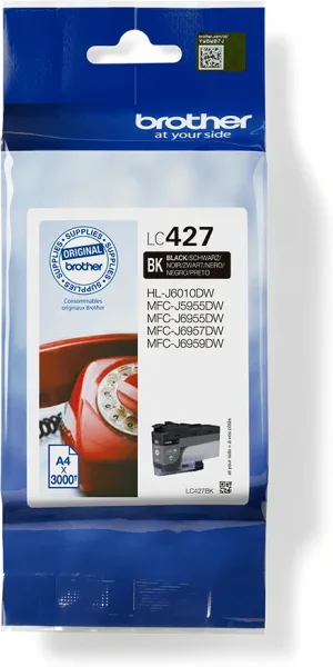 Brother Cartucho LC427BK Negro