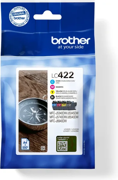 Brother Cartucho Multipack LC422VAL