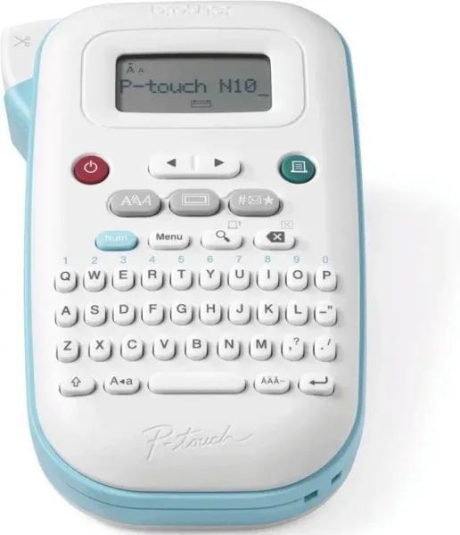 BROTHER ROTULADORA ELECTRONICA PTN10 BLANCO/AZUL