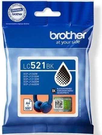 Brother Cartucho LC521BK Negro