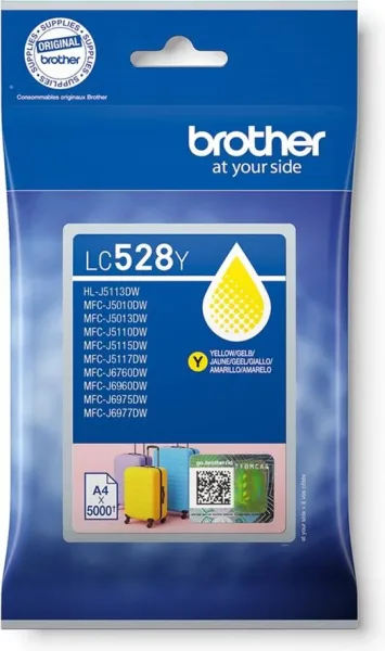 Cartucho tinta brother lc528y amarillo