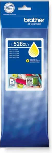 Cartucho tinta brother lc528xly amarillo