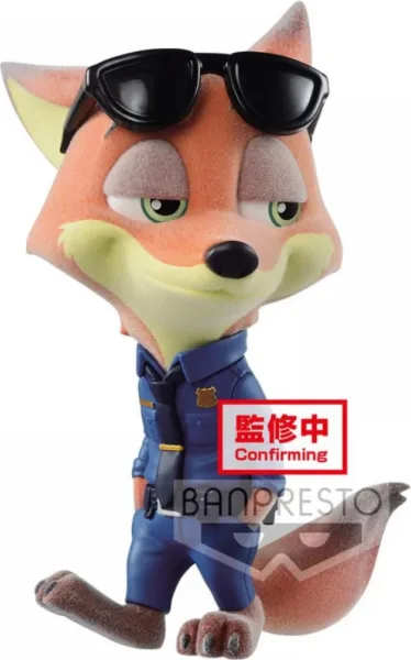 Figura banpresto disney fluffy puffy nick & judy police custome nick