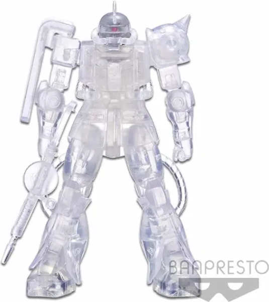 Figura banpresto zaku char's custom  mobile suit gundam internal structure ver.b