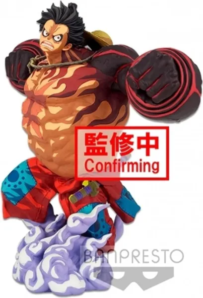 Figura banpresto one piece wanokuni monkey d.luffy gear 4 super masters stars piece 2 dimensions