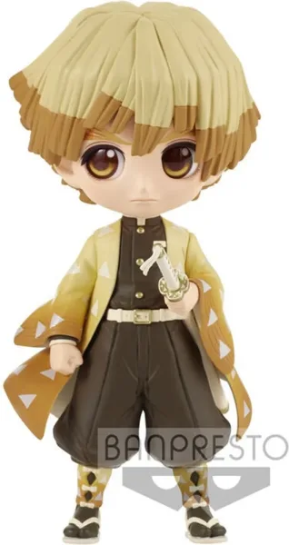 Figura banpresto q posket kimetsu no yaiba demon slayer zenitsu agatsuma ver. b