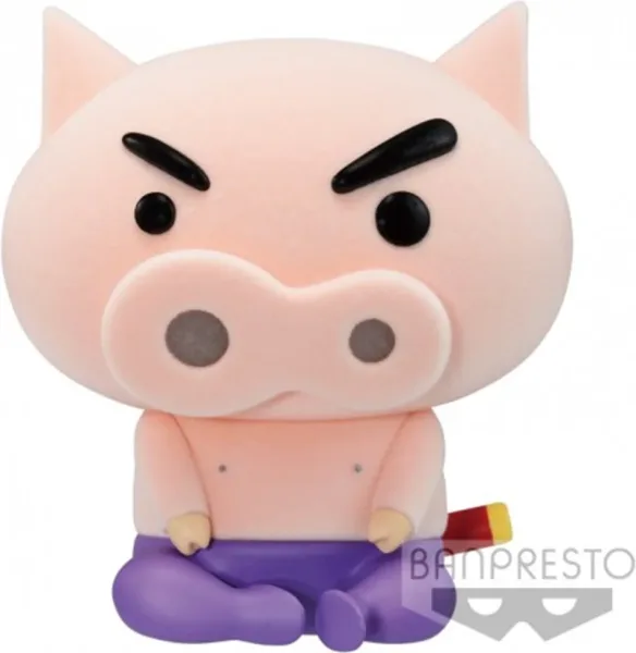 Figura banpresto fluffy puffy crayon shin - chan buriburi zaemon ver. b