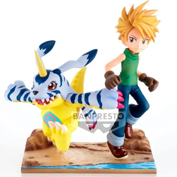 Figura banpresto digimon adventure dxf adventure archives yamato & gabumon