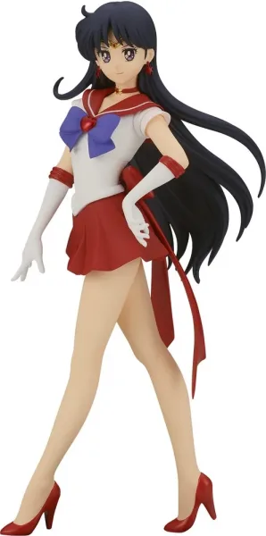 Figura banpresto pretty guardian sailor moon eternal the movie glitter & glamours super sailor mars marte ver a