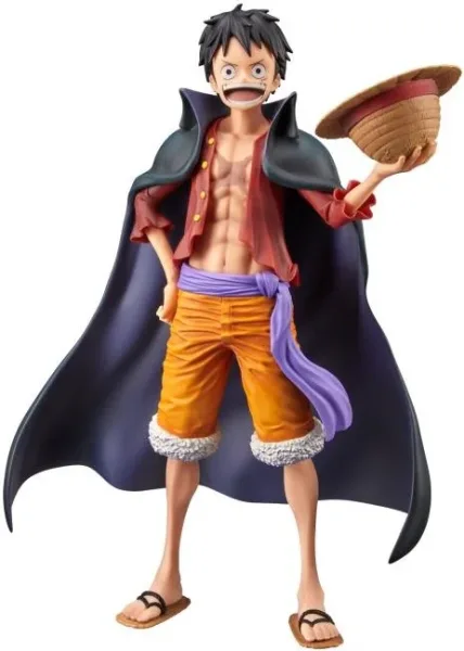 Figura banpresto one piece monkey d luff 2 grandista nero