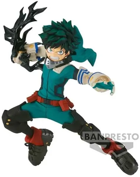 Figura banpresto my hero academia the amazing heroes izuku midoriya latigo negro plus vol 2