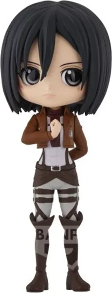 Figura banpresto q posket ataque a los titanes mikasa ackerman 14cm