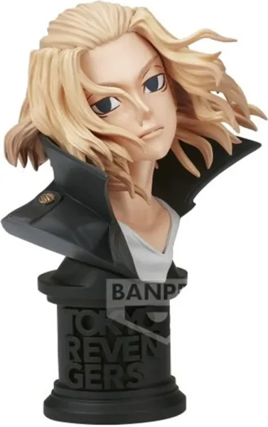 Figura banpresto tokyo revengers faceculptures manjiro sano 10cm