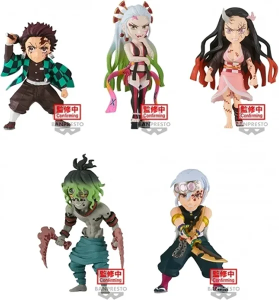 Figura banpresto demon slayer: kimetsu no yaiba world collectable figure vol.10 unidad aleatoria