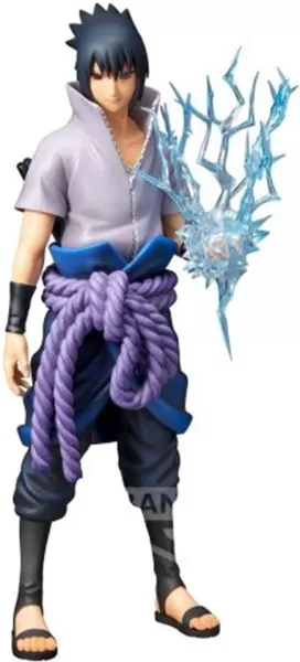 Figura banpresto naruto shippuden grandista nero sasuk uchihae#2 28cm