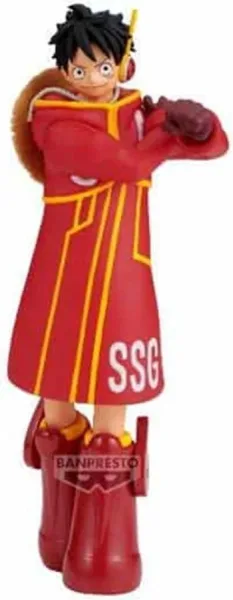 Figura banpresto one piece the shukko monkey d. luffy ver. egghead 14cm