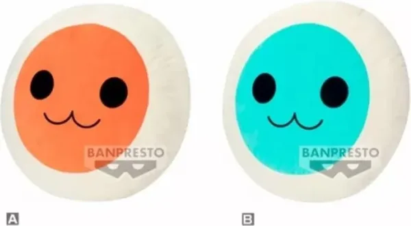 Peluche banpresto taiko no tatsujin donkatsu face plush 37cm 1 unidad aleatoria