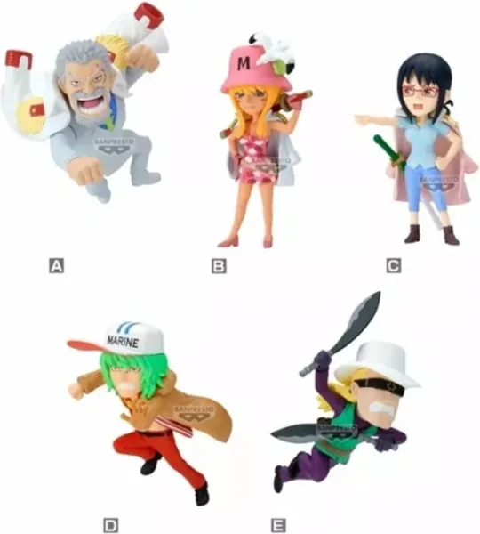 Figura banpresto one piece world collectable figure hachinosu 2 7cm
