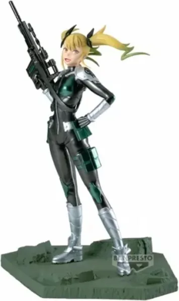 Figura banpresto kaiju no. 8 kikoru shinomiya the metallic 16cm