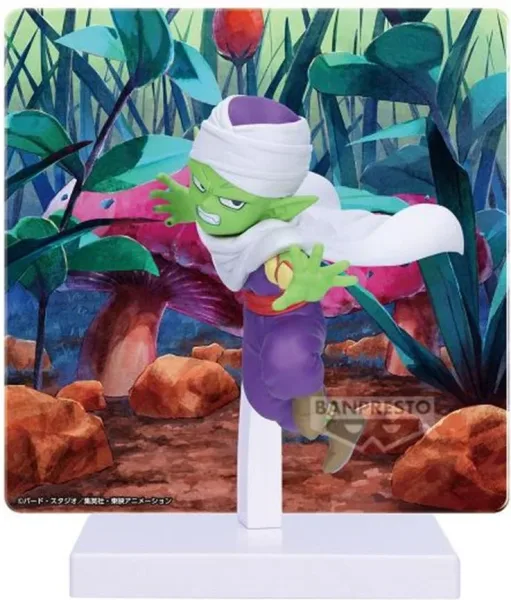 Figura banpresto dragon ball daima piccolo mini con panel 8cm