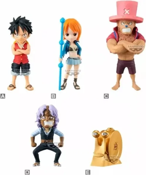 Figura banpresto one piece world collectable enies lobby 1 unidad aleatoria