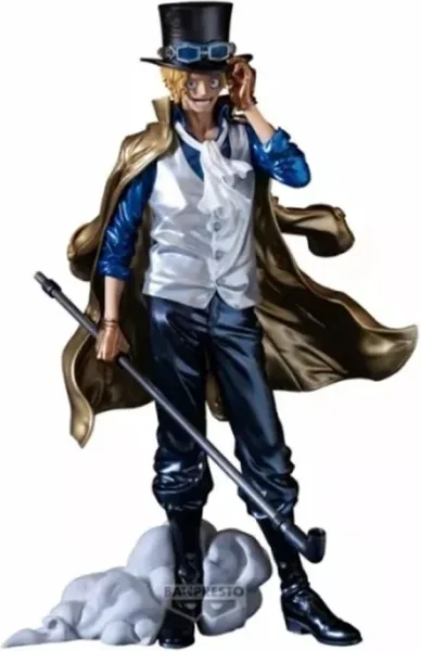 Figura banpresto one piece premium sabo the metallic 30cm