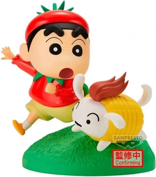 Figura banpresto crayon shinchan vignette vegetable costume 10cm
