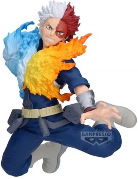 Figura banpresto my hero academia maximatic shoto todoroki 17cm