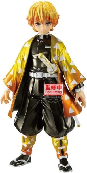 Figura banpresto demon slayer kimetsu no yaiba grandista zenitsu agatsuma another ver. ver.b 24cm